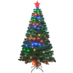 Arbol Navidad Led Fibra Optica 180 Cm 200 Ramas + Estrella