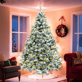 Arbol Navidad Artificial Nevado 2.10m Pachon Jardimex Pino