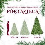 Arbol Navidad Pino Artificial Pachon Frondoso Verde 210cm