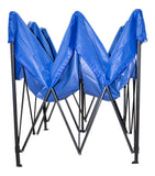 Carpa Toldo 6x3 Mts Plegable Impermeable Reforzado Retractil Azul