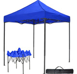 Carpa Toldo Plegable 2x2 Reforzado Impermeable 600d + Bolsa Color Azul