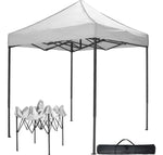 Carpa Toldo Plegable 2x2 Reforzado Impermeable 600d + Bolsa Color Blanco