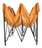 Carpa Toldo 2x2 Plegable Lona Impermeable Jardin Casa 2 X 2 Color Naranja