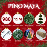 Arbol Navidad Artificial 1.90 M Verde Pino Jardimex Frondoso