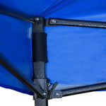 Carpa Toldo 6x3 Mts Plegable Impermeable Reforzado Retractil Azul