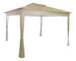 Toldo Carpa Gazebo 3x3 Plegable Mosquitero Exterior Color Beige