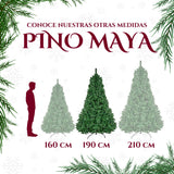 Arbol Navidad Artificial 1.90 M Verde Pino Jardimex Frondoso