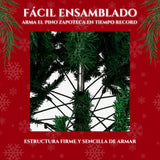 Arbol Navidad Artificial Nevado 1.90 M Follaje Jardimex Pino